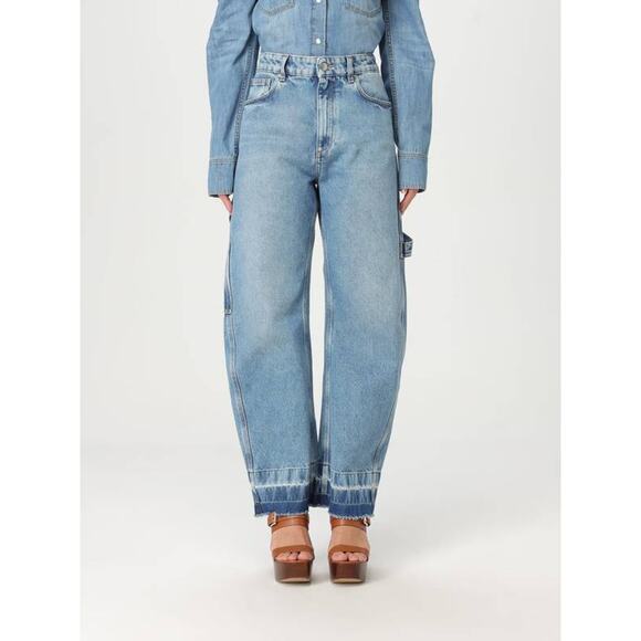 Stella McCartney Vintage Wash Denim Banana Jeans in Medium Vintage Blue 30 - Picture 2 of 7